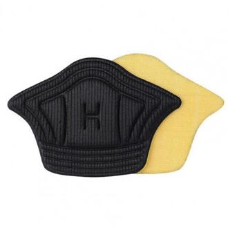 2Pcs Hak Kussen Pads Zelfklevende Pijnbestrijding Dikke Anti-Slijtage Hak Protector Stickers Voor Hoge Hakken zwart Thin stijl