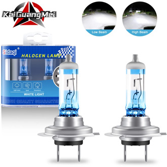2PCS Halogen Xenon Light Bulbs 55/60W H1 H3 H4 H7 H8 H11 9005 9006 White 5000K 12V Car Headlight Fog Light Lamp Replacement