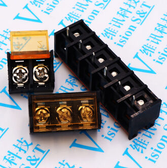 2pcs HB9500 HB-9500 Lid Barrier Terminal 9.5MM Pitch 300 30A High Current Connectors Barrier Blocks 2/3/4/5/6/7/8/9/10Pin HB-9500-10P 2stk