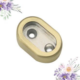 2Pcs Heavy Duty Hanger Staaf End Ondersteunt Zinklegering Kast Pole Sockets Flens Staaf Houder (16 Van Zilver met Ring) afbeelding 2