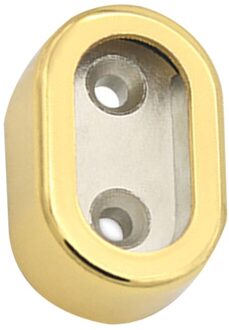 2Pcs Heavy Duty Hanger Staaf End Ondersteunt Zinklegering Kast Pole Sockets Flens Staaf Houder (16 Van Zilver met Ring) afbeelding 3