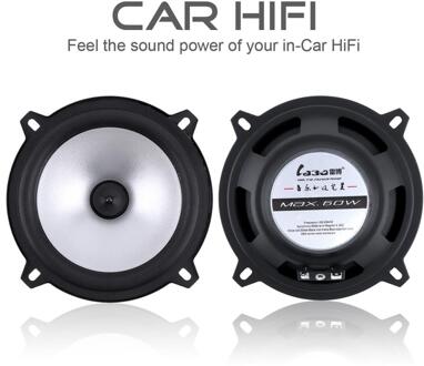 2Pcs Hifi Auto Coaxiale Luidspreker 5 Inch 60W 2 Manier Automotive Speaker Universal Full Range Frequentie Auto Luidspreker audio Voor Auto 'S