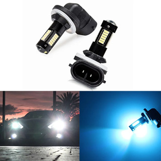 2pcs High Quality 880 881 H27 LED Fog Light Replacement Bulbs Car Foglight 12V White Amber Daytime Running Lights DRL Lamps