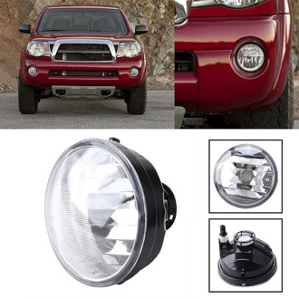 2Pcs Hight Quality Daytime Running Lamp Clear Lens Fog Lights With Bulb Fit For Toyota Tacoma 2005 2006 2007 2008 2009 2010 2011