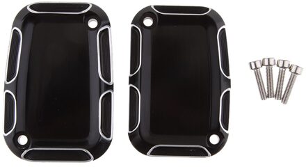 2Pcs Hoofdremcilinder Cover Voor Harley Touring Electra Glide
