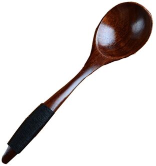 2pcs Houten Lepel Keuken Koken Soep Theelepel Gebruiksvoorwerp Catering Tool Rijstkoker Lepel Houten Lepel Lange Keuken Tool