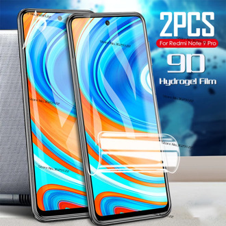 2Pcs Hydrogel Screen Protector For Xiaomi Redmi Note 9S 9 8 Pro Max 8T Soft Film For Redmi 10X Pro 5G 4G 8A Protective Not Glass