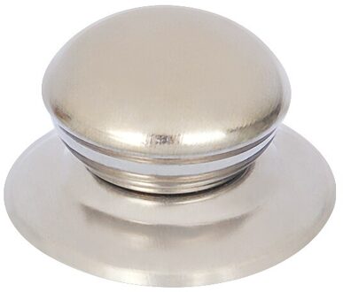 2Pcs Keuken Tool Kookgerei Vervangbare Rvs Pan Pot Glazen Deksel Deksel Slingerknop Handgreep Grip