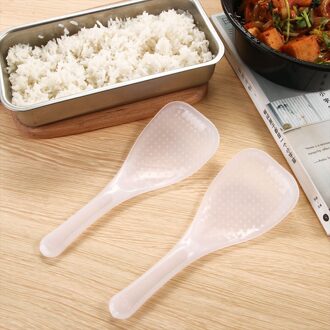 2Pcs Keuken Tool Servies Rijstkoker Milieu Speciale Non Stick Abs Rijst Lepel Keuken Lepels Soeplepel Servies