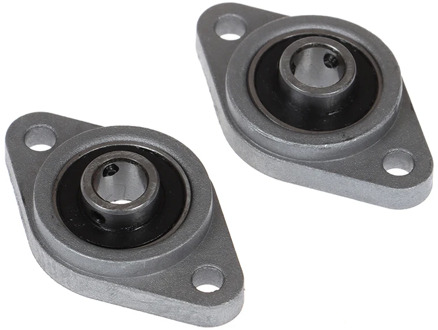 2pcs KFL08 Zinc alloy printer diamond-shaped bearing seat horizontal KFL8 bracket