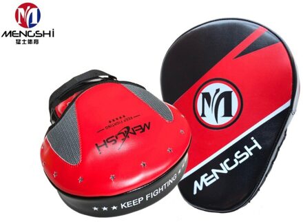 2Pcs Kick Bokshandschoenen Pads Punch Hand Doel Mma Ti Gratis Fight Pad Kit Karate Mitt Focus Pads Sanda training Apparatuur Rood