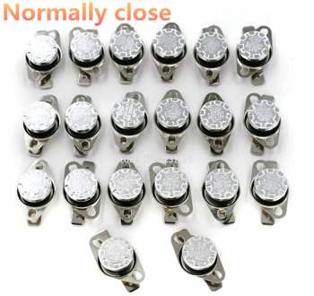 2PCS KSD301 10A 250V 40-135 degree Bakelite KSD301 Normally Close Temperature Switch Thermostat Sensor 45 55 60 65 70 75 80 85
