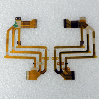 2PCS LCD hinge rotate shaft Flex Cable for Sony HDR- HC5E HC7E HC9E SR10E SR210E SR220E HC5 HC7 HC9 SR10 SR220 Video Camera