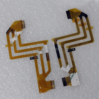 2PCS LCD hinge rotate shaft Flex Cable for Sony HDR-SR11E HDR-SR12E SR11 SR12 Video camera