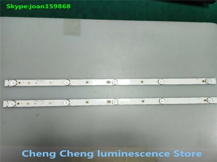 2Pcs Led Backlight Strip 5Leds Voor MS-L1598 V1 32DN 2 * 5_3030_300MA_30V 6V/Led 8D32-DNWR-A3205A