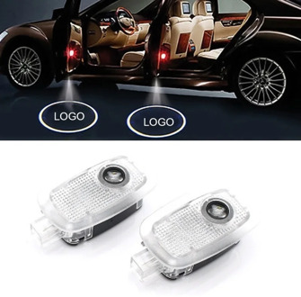 2pcs LED Car Door Light For Maybach Mercedes Benz W220 W211 W222 S320 S500 S560 S600 Car Styling Maybach Logo Projector Light