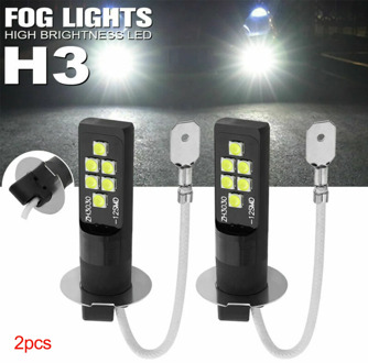 2pcs LED Fog Light Bulb Lights H3 Universal High Bright 12V LED Bulb Car Lights Auto Accessories