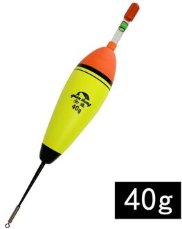 2Pcs Lichtgevende Vissen Float Nonabsorbent Water Drijvende 5G-40G Eva Drijfvermogen Night Light Stick Rock Vissen visdobbers Bobber Visgerei floating 40g