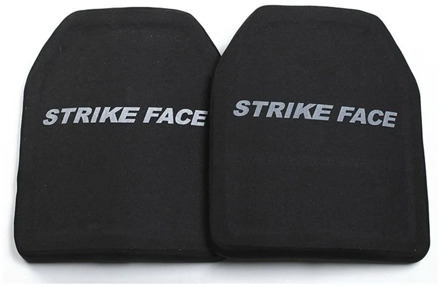 2pcs/Lot 10" x 12" ESAPI Bulletproof Plate Ballistic Panel NIJ Level 4 IV Alumina & PE Stand Alone Body Armor