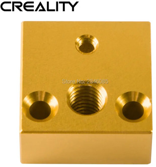 2Pcs/Lot 3d printer Parts Aluminium Heat Block Makerbot MK7 or MK8 Extruder 20*20*10MM For Creality 3d printer Kit