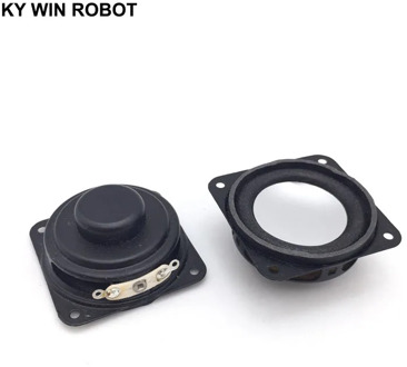 2PCS/Lot High Quality Speaker Horn 2W 8R 40x40mm 4x4cm Mini Amplifier Rubber Gasket Loudspeaker Trumpet