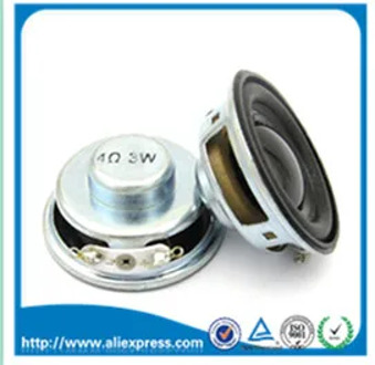 2PCS/Lot High Quality Speaker Horn 3W 4R Diameter 4CM Mini Amplifier Rubber Gasket Loudspeaker Trumpet
