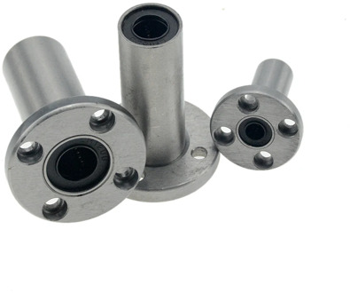 2pcs/lot LMF10LUU LMF8UU LMF6UU LMF12UU LMF16UU LMF20UU LMF25UU 10mm flange linear bearing CNC parts for 3D printer linear Rod