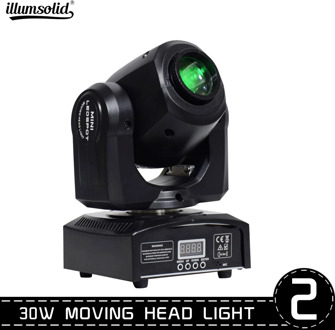 2Pcs/Lot Mini Spot 10w/30W/60w/90w LED Spot Moving Head Light/ Dj Controller LED Gobo Lights Beam Lights