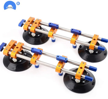 2pcs/lot seamless Stone Seam Setter Manual Rubber Vacuum leveling Setter for joint with 6" Suction Cups