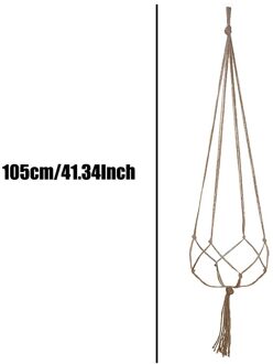 2Pcs Macrame Plant Hangers Creatieve Ontwerpen Handgemaakte Indoor Muur Opknoping Planter Plant Houder Moderne Boho Home Decor #43