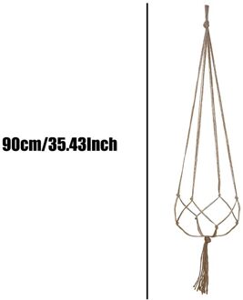 2Pcs Macrame Plant Hangers Creatieve Ontwerpen Handgemaakte Indoor Muur Opknoping Planter Plant Houder Moderne Boho Home Decor #43