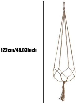 2Pcs Macrame Plant Hangers Creatieve Ontwerpen Handgemaakte Indoor Muur Opknoping Planter Plant Houder Moderne Boho Home Decoration #50
