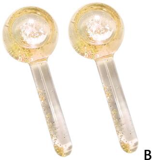 2Pcs Massage Globes Ijs Bal Massage Roller Koeling Ijs Globe Bal Schoonheid Massage Gereedschap Gezondheidszorg