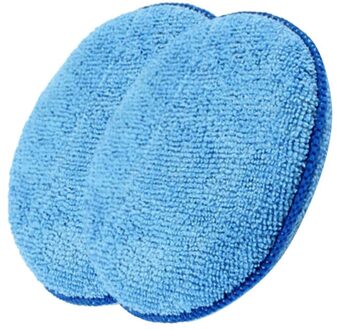 2PCS Microvezel Schuim Spons Polish Wax Applicator Pads Auto Huis Schoonmaken wasstraat klei car cleaning auto accessoires # O4