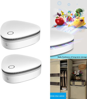 2Pcs Mini Air Purifier Ozone Generator Ozone Machine Ozone Cleaner Ozonizer