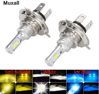 2pcs Mini Size H4 H7 LED H1 H11 H8 H9 HB4 LED Turbo Car Headlight Bulbs Car Fog Light Lamp 80W 6000K 12000lm 12V 24V