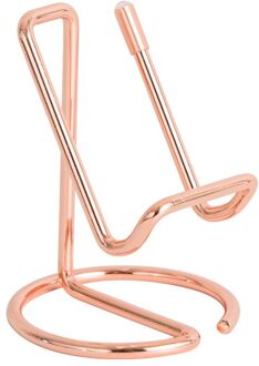 2pcs Mobile Phone Holder Stand Rose Gold Metal Tablet Desk Holders & Stands for iPhone X/8/7/6 Plus Samsung Phone/ipad roos goud