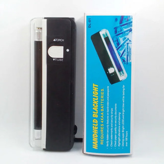 2PCS Money detector with torch UV Ultra Violet LED Light Lamp ID Card banknote bill Currency Money Scanner Watermark Finder