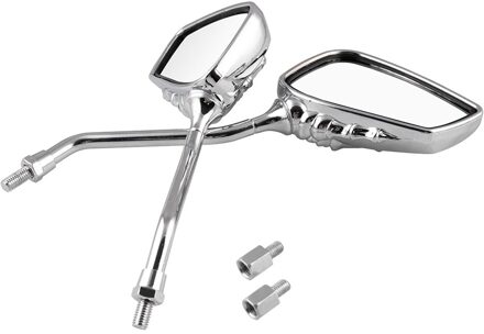 2Pcs Motorfiets Spiegel Skeletschedel Hand Claw Side Achteruitkijkspiegels E-Bike Achteruitkijkspiegel Accessoires Motorfiets Universele