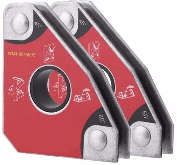 2pcs Multi-hoek Lassen Magneet Neodymium Magnetische Klem voor Elektrische Lassen Iron Zuig Holding Gereedschap