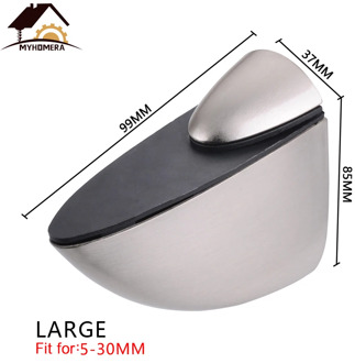 2PCS Myhomera Adjustable Glass Clamps F Clamp Shelves Holder Corner Bracket Zinc Alloy Glass Clips Large, Medium,Small,Mini