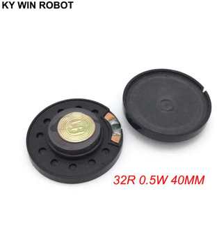 2pcs New Ultra-thin speaker Doorbell horn Toy-car horn 32 ohms 0.5 watt 0.5W 32R speaker Diameter 40MM 4CM thickness 10MM