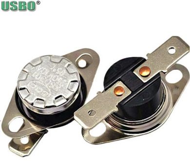 2pcs Normal Close/Open Thermostat Switch 5/10/15/20/25/30/40/45/50/55/60/65/70/75/80/85/90/95 Temperature Control Switch KSD301