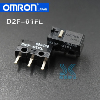 2pcs OMRON Mouse Micro switch Microswitch D2F-01FL suitable for Logitech G403 G520 G603 G703 G900 G903 IE3.0 D2FC-F-7N 10M 20M