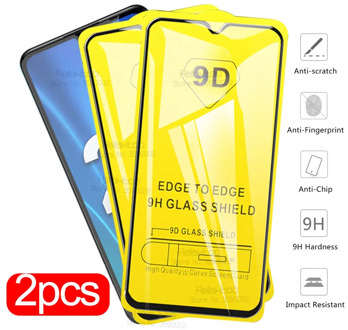 2pcs on honor 10 lite Glass 9D Full glue protective Glass For huawei honor 20 light 10i 20E 20 pro 8s 8c 8a 8x 9x tempered Film