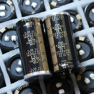 2PCS Original NEW ELNA FOR AUDIO 56V8200UF audio electrolytic capacitor 8200UF 56V 30X63MM LAO-56V822MS49WP