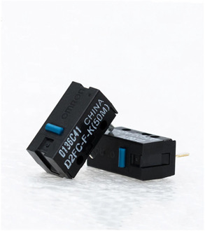 2Pcs Original New Style OMRON Mouse micro swtich D2FC-F-K (50m) Blue Dot Mouse Button
