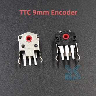 2pcs Original TTC Mouse Encoder Highly Accurate 9mm Red Core Solve sensei RAW RIVAL 100 310 g403 G603 G703 roller wheel problem
