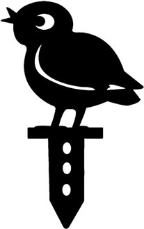 2Pcs Outdoor Ijzer Tuin Decoratie Thuis Cock Plug-In Ijzer Zwart Chick Stakes Outdoor Yard Garden Decor Yard art Ornament