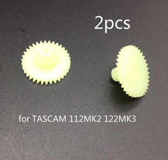 2pcs outer 34T inner 14T gear for TASCAM 112MK2 122MK3 cassette deck